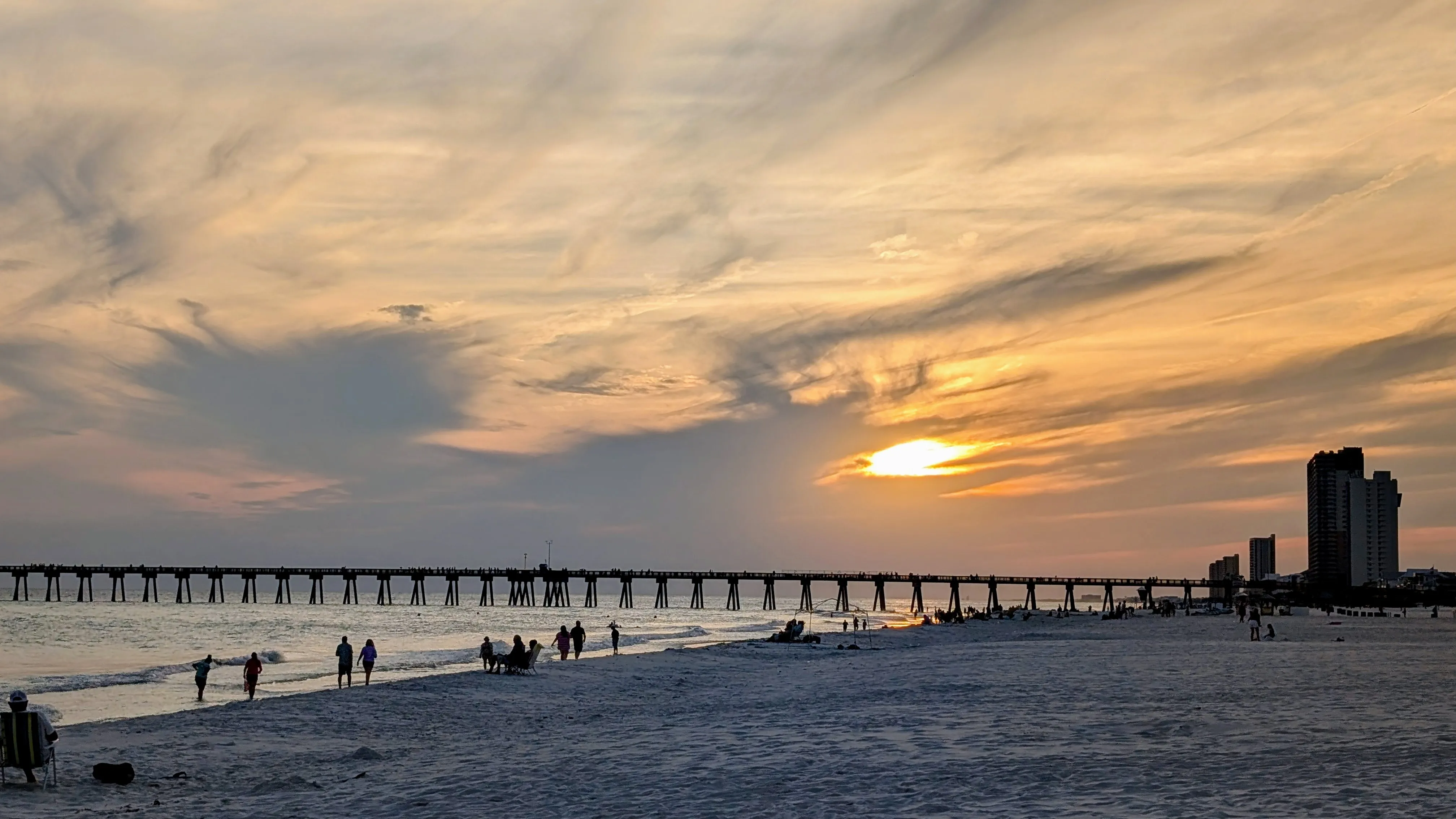 Sunset at the beach